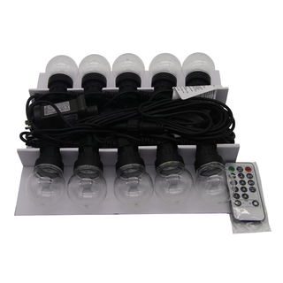 LIGHTS FESTOON CONNECTABLE ROUND LED 10 GLOBE 4.5M