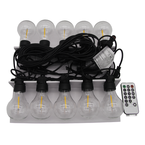 LIGHTS FESTOON CONNECTABLE LED 10 GLOBE 4.5M