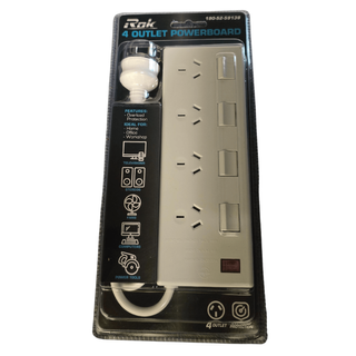 POWER BOARD 4 OUTLET 240V 10A