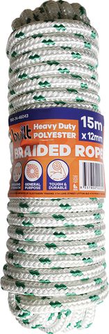 ROPE POLYESTER BRAID 12MM x 15M