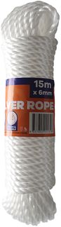 ROPE PE SILVER 6MM x 15M