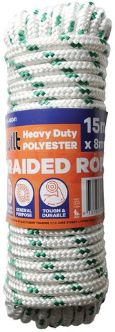 ROPE POLYESTER BRAID 8MM x 15M