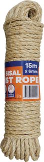 ROPE SISAL TWIST 6MM x 15M