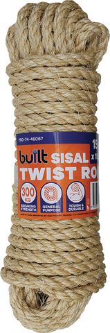 ROPE SISAL TWIST 10MM x 15M