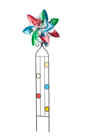 WIND SPINNER ASSORTED TRELLIS 3 DESIGNS