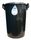 BIN RUBBISH BLACK PLASTIC 70L