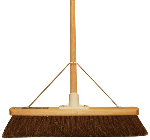 BROOM TIMBER COCO FIBRE 610MM