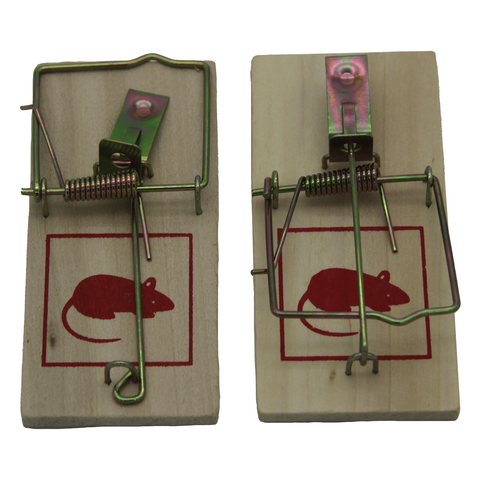 MOUSE TRAP WOODEN 2 PACK