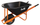 WHEELBARROW POLY TRAY HEAVY DUTY 100L