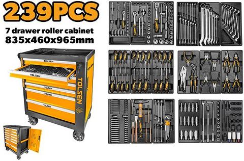 TOOL CABINET SET PORTABLE 239PC