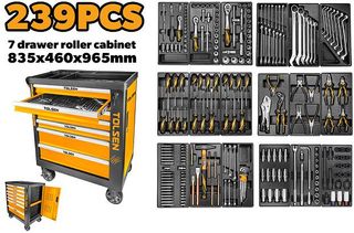 TOOL CABINET SET PORTABLE 239PC