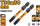 2PCS IMPACT SCREWDRIVER BIT SET T30 x 50MM