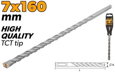 SDS-PLUS HAMMER DRILL BITS 7X160mm