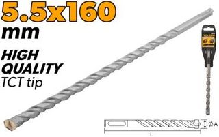 SDS-PLUS HAMMER DRILL BITS 5.5x160MM