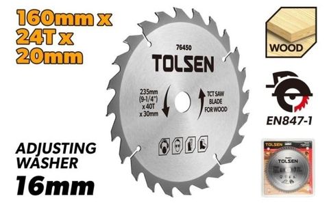 TCT SAW BLADE 160MM x 24T