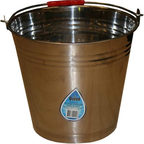 BUCKET STAINLESS STEEL 10L