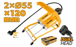 PUMP BICYCLE FOOT WITH GAUGE 55x120MM