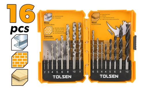 DRILL BIT SET 16PC