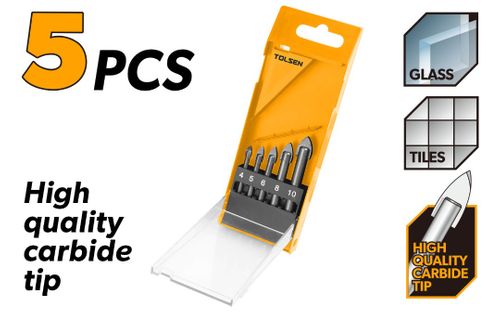 DRILL BIT SET TILE AND GLASS 4-10MM