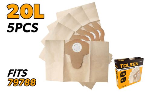 VACUUM COLLECTOR BAG SET 5PC