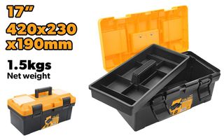 TOOL BOX PLASTIC HEAVY DUTY 17 INCH