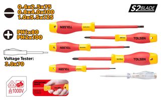 INSULATED SCREWDRIVER SET 6PC