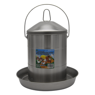 FEEDER POULTRY S/STEEL 10KG