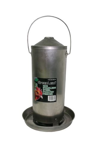 FEEDER POULTRY S/STEEL  4KG