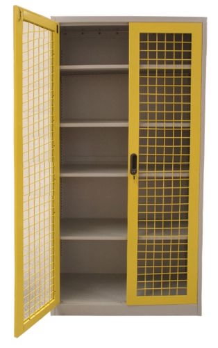 STORAGE CABINET MESH DOOR