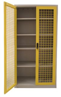 STORAGE CABINET MESH DOOR