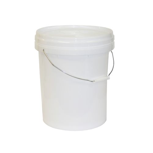 BUCKET WITH LID PLASTIC 20L