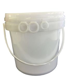 BUCKET WITH LID PLASTIC  1L