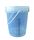 BUCKET WITH LID PLASTIC CLEAR 19L