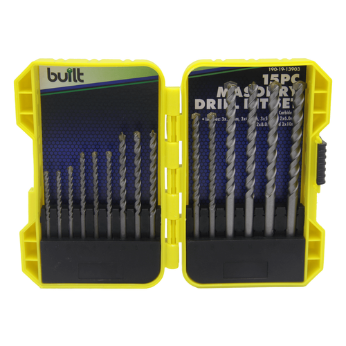 DRILL BIT SET MASONRY 15PC