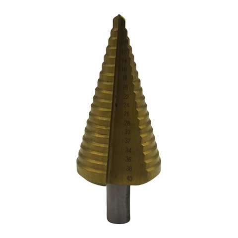 STEP DRILL TITANIUM 6-40MM