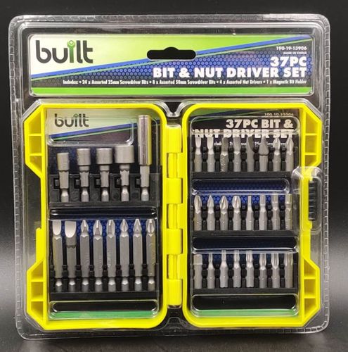 BIT AND NUT DRIVER SET 37PC