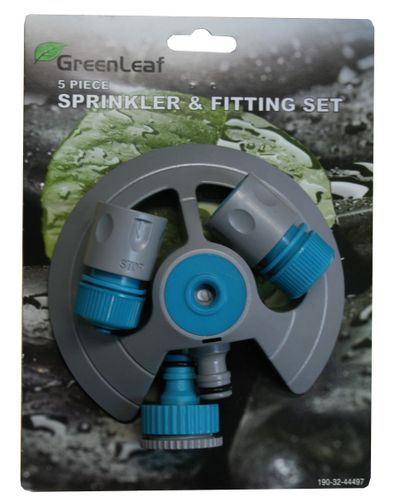 SPRINKLER AND FITTING SET 5PC
