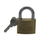 PADLOCK BRASS HEAVY DUTY 50MM