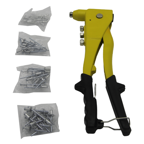 RIVET GUN WITH 60 RIVETS