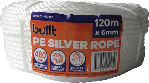 ROPE PE SILVER 6MM x 120M