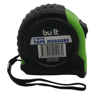 MEASURING TAPE SHOCK RESISTANT 8M