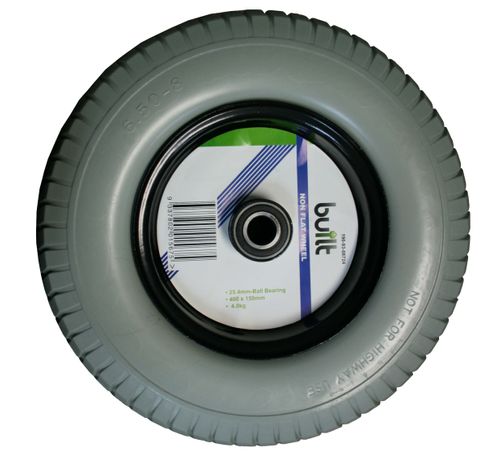 WHEEL FLAT FREE STEEL 400MM