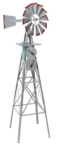 WINDMILL ORNAMENTAL WITH WEATHER STATION 1420MM
