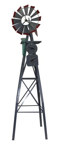 WINDMILL ORNAMENTAL WITH WEATHER STATION 1800MM