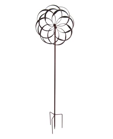 WIND SPINNER TWISTED BLOOM BRONZE 2134