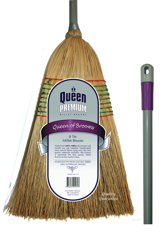 BROOM MILLET  8 TIE QUEEN OF BROOMS