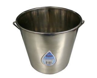 BUCKET STAINLESS STEEL FULLY SPUN  8L