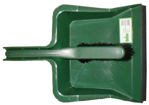 DUSTPAN SET PLASTIC LARGE