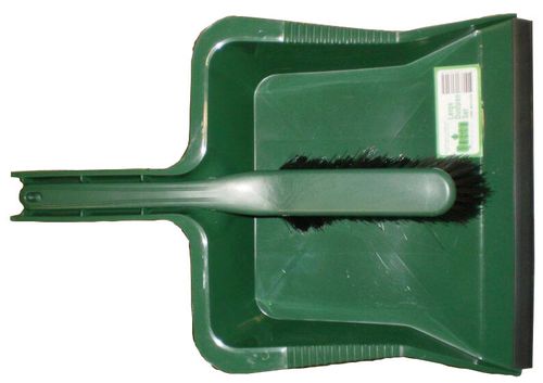 DUSTPAN SET PLASTIC LARGE