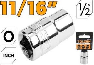 1/2INCH DRIVE SOCKET 11/16"